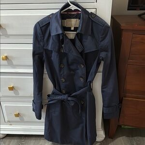 Banana Republic Women's Navy Trench Coat